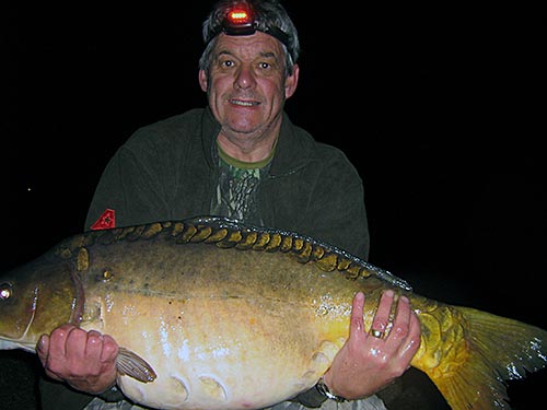 Brian Cromwell with his personal best CArp